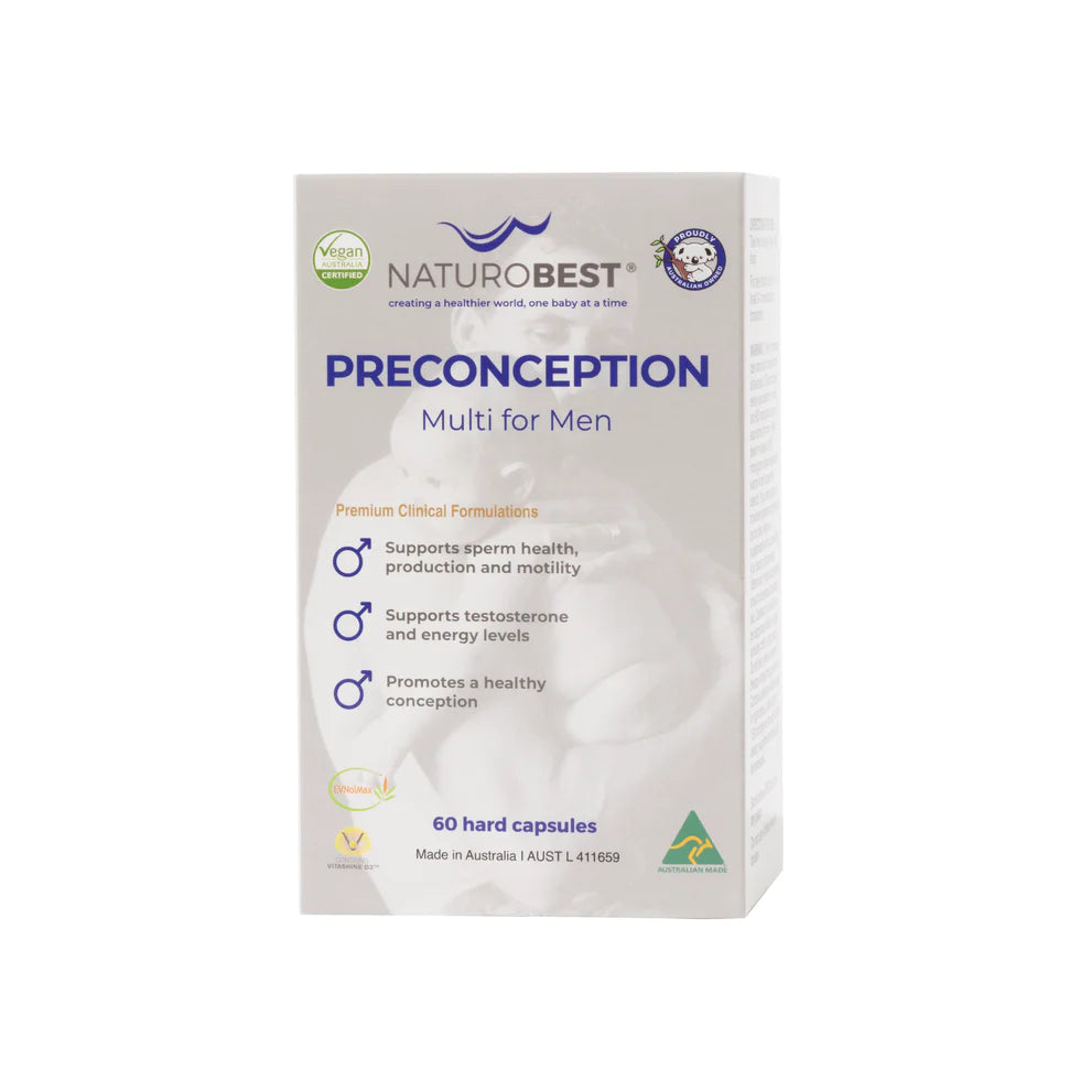 Naturobest Preconception Multi For Men 60 Caps